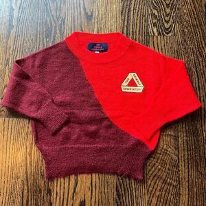 The Animal Observatory Bicolor Bull Sweater (2Y)